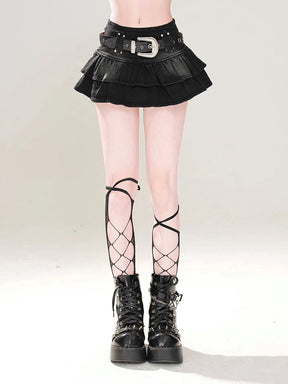 Y2K Denim Mini-Skirt