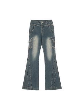 Y2K Butterfly Jeans