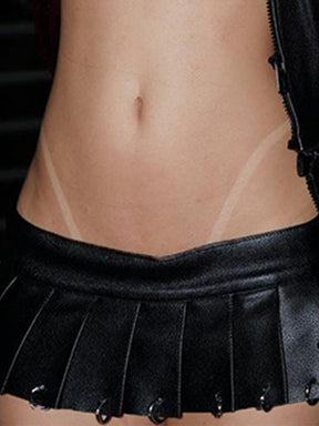 Y2K Gothic Mini Skirt