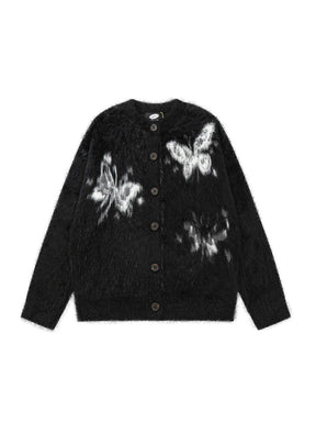 Y2K Butterfly Cardigan