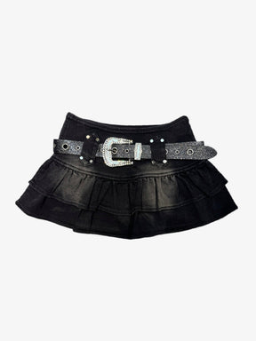 Y2K Denim Mini-Skirt