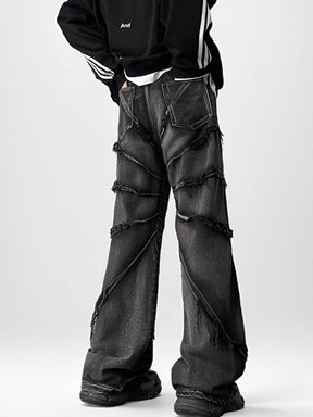 Y2K Black Ripped Jeans