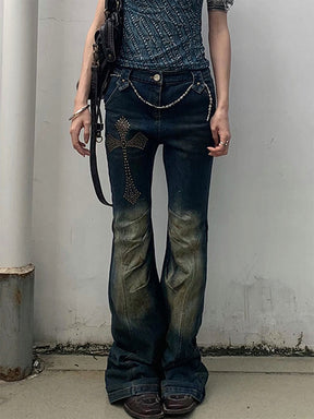 Y2K Cross Jeans