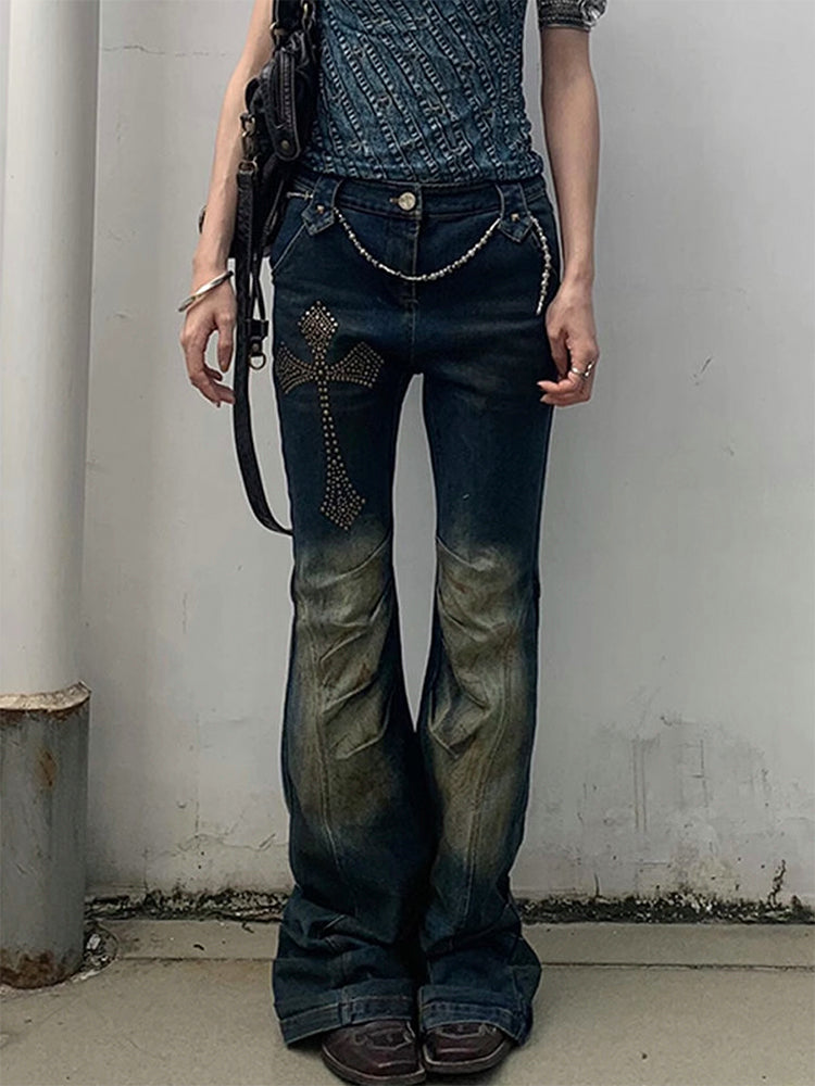 Y2K Cross Jeans