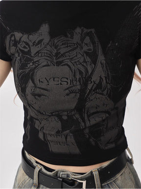 Y2K Anime Girl Shirt