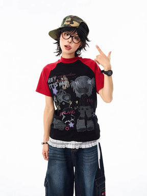Y2K Raglan Shirt