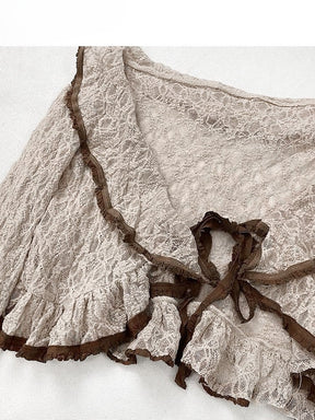 Y2K Lace Cardigan