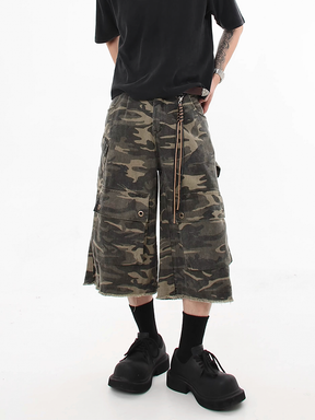 Y2K Baggy Camo Shorts