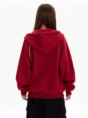 Y2K Hooded Sweat Jacket