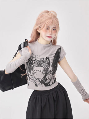 Y2K Anime Girl Shirt