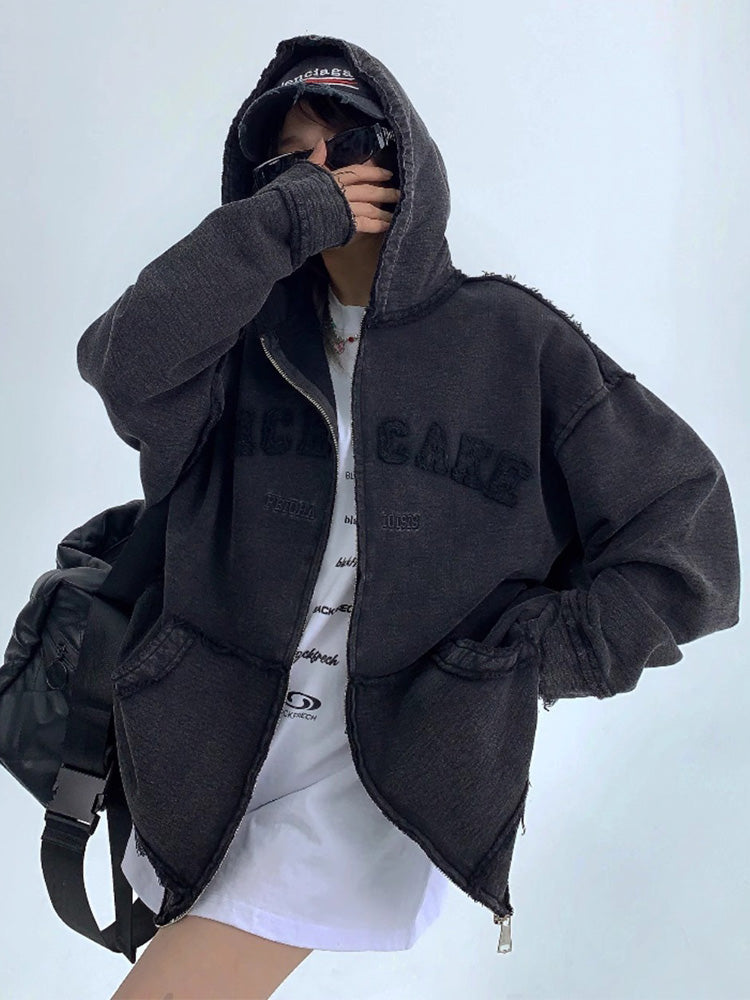Y2K Letter Hoodie