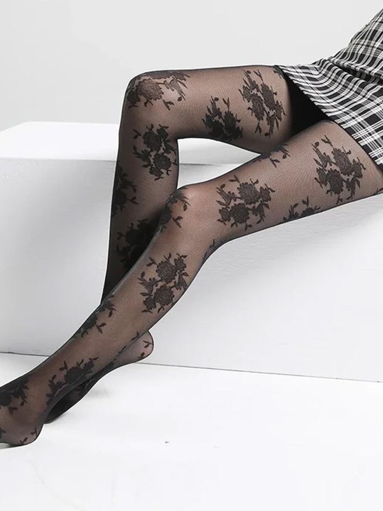 Floral Tights