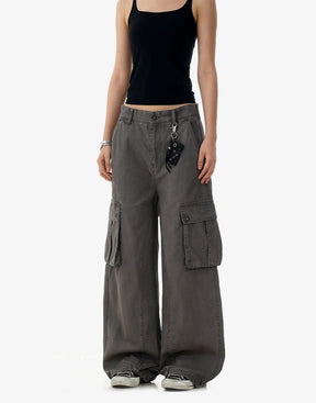 Y2K Khaki Cargo Pants