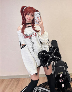 Y2K Cropped Sweater