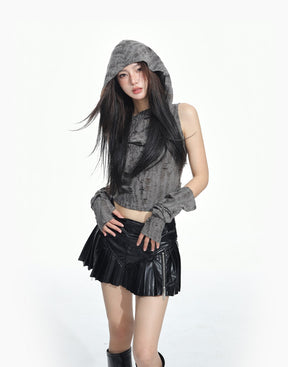 Y2K Sleeveless Top Set