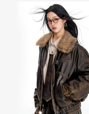 Fur Lined Jacket Y2K