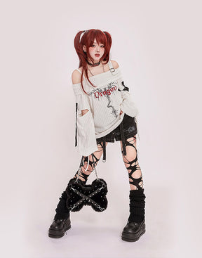 Y2K Cropped Sweater