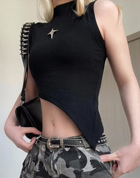 Y2K Star Top