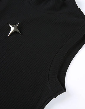 Y2K Star Top