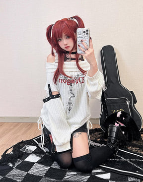 Y2K Cropped Sweater