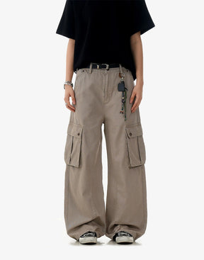 Y2K Khaki Cargo Pants