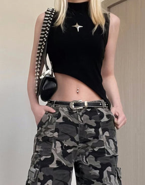Y2K Star Top