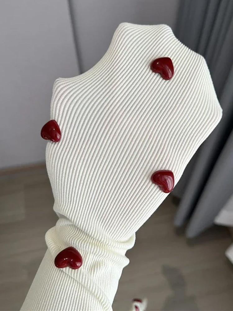 Y2K Heart Tights