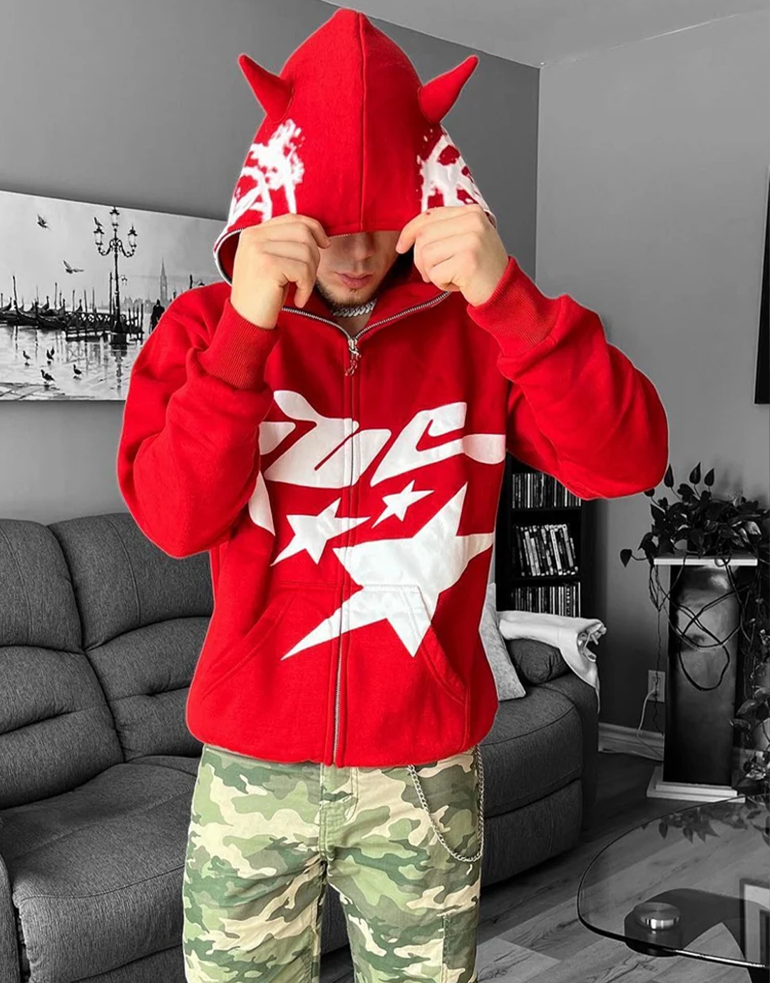 Red Y2K Sweatshirt