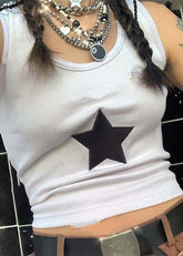 Star Tank Top Y2K