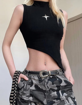Y2K Star Top