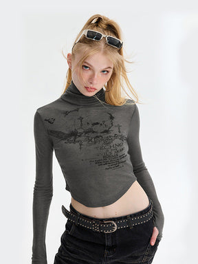 Y2K Skull Top