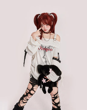 Y2K Cropped Sweater