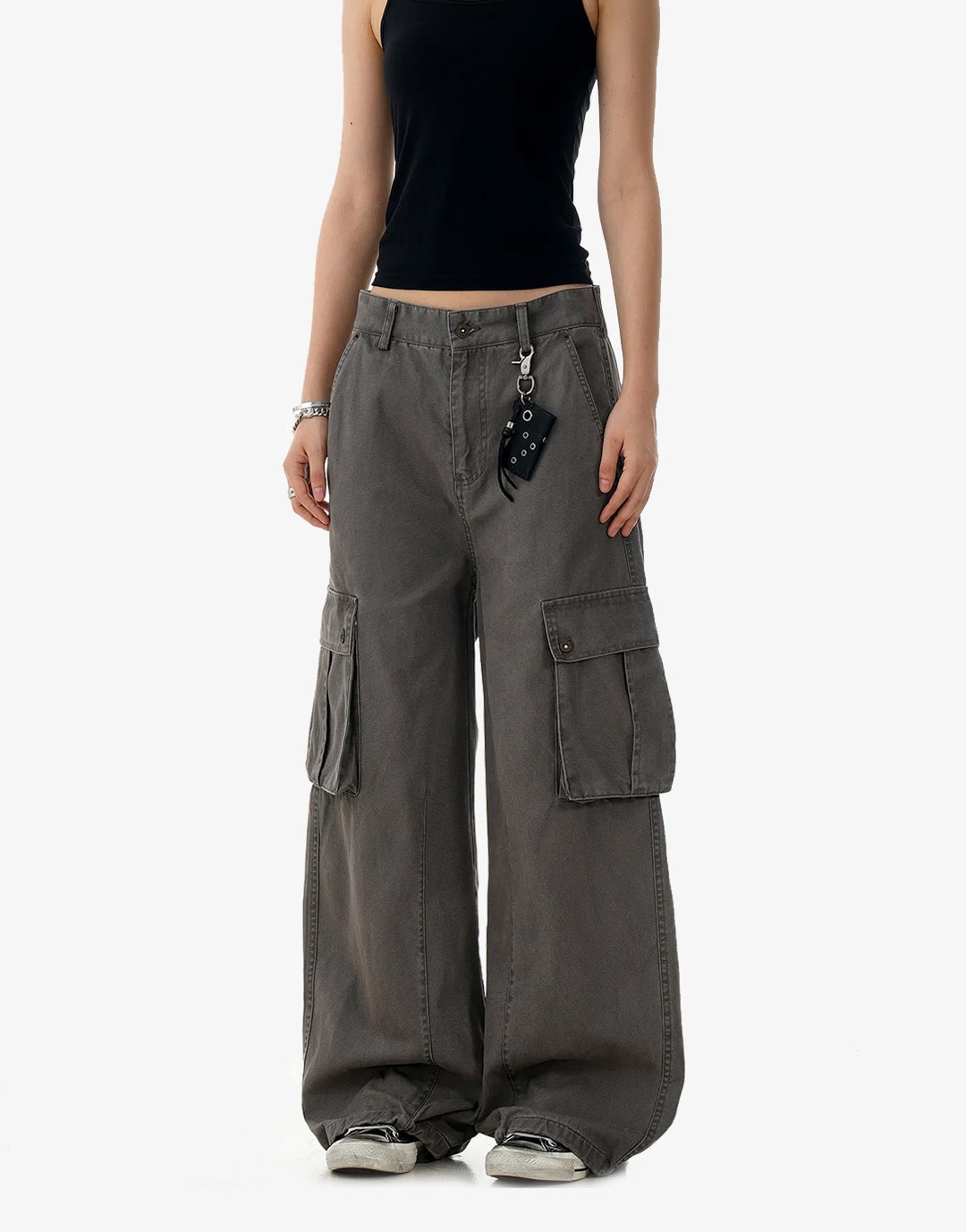 Y2K Khaki Cargo Pants