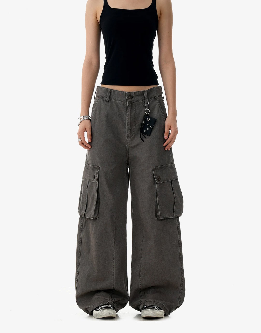 Y2K Khaki Cargo Pants