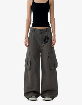 Y2K Khaki Cargo Pants
