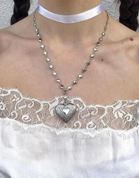 Y2K Silver Necklace