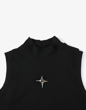 Y2K Star Top