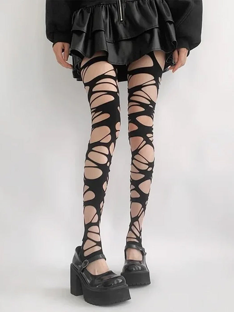 Y2K Black Tights