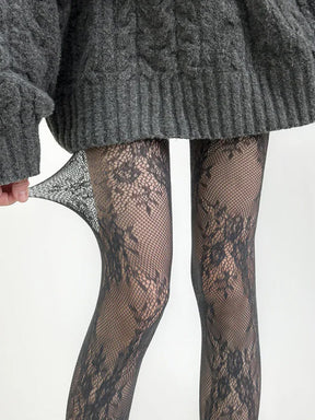 Y2K Lace Tights