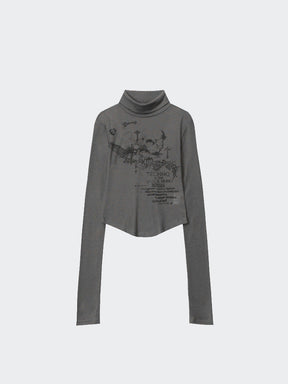 Y2K Skull Top