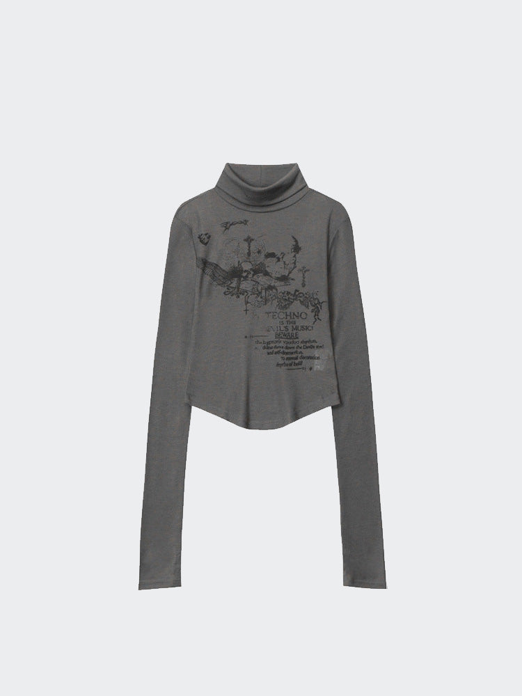 Y2K Skull Top