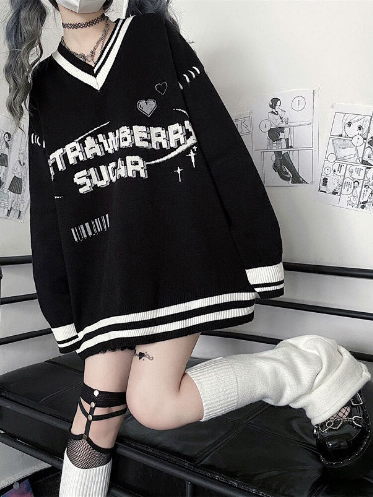 Oversized Goth Sweater