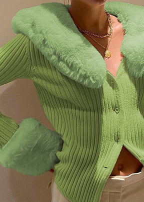 Aesthetic Green Sweater