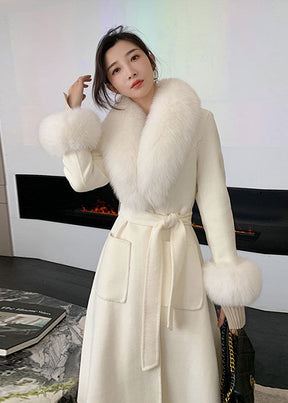 Fur Trim Coat Y2K