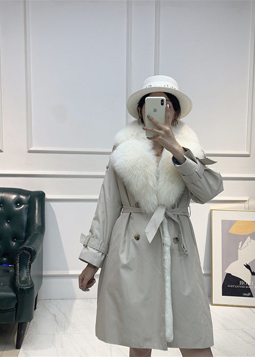 White Fur Coat Y2K