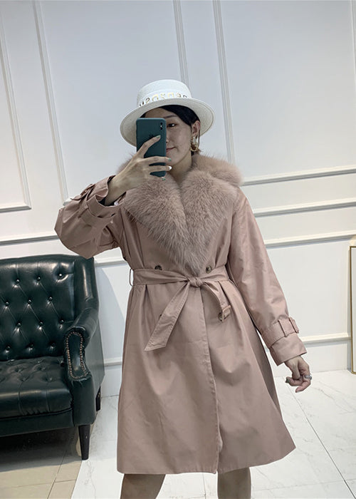 Y2K Fur Coat Pink